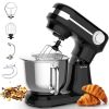 5.5QT Electric Stand Mixer, 12-Speed Tilt-Head Food Mixer, Dough Mixer with Dishwasher Safe Stainless Steel Bowl, Dough Hook, Flat Beater, Whisk