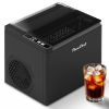 Bullet Ice Maker Machine Countertop - Makes 9 Bullet-Shaped Ice Cubes in 6 Mins 26 Lbs Daily Output 1.6L Water Tank Self-Cleaning Ultra-Quiet Portable