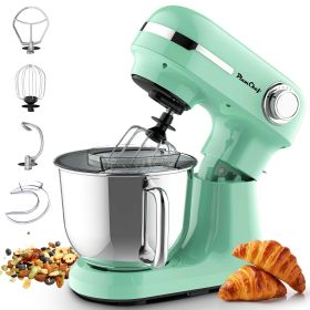 5.5QT/4.5QT Dual Bowls Electric Stand Mixer, 12-Speed Tilt-Head Food Mixer, 350W Dough Mixer with Dishwasher Safe Stainless Steel Bowls, Dough Hook