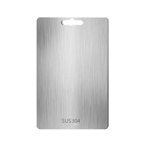 Anti-Bacterial Anti-Mold Board Home Kitchen Chopping Board (Color: Steel Color, Type: 304/39x28cm)